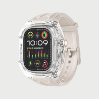 Clear Case + White Strap