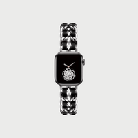 Silver (Black leather)