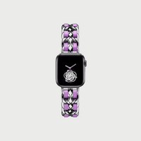 Silver (Purple leather)