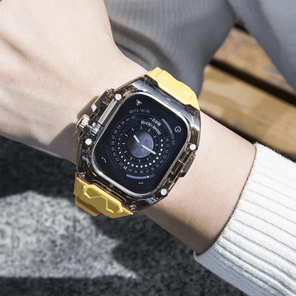 Dark Case + Yellow Strap