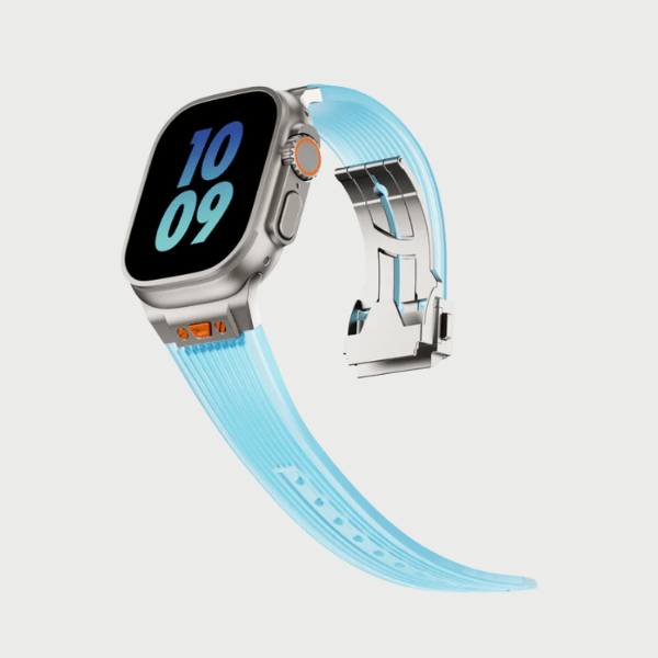 Sky Blue + Titanium Buckle