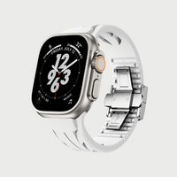 White + Silver Buckle