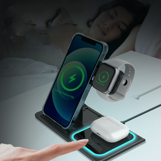 3-in-1 Wireless Charger One Time Only Offer!