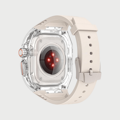Clear Case + White Strap