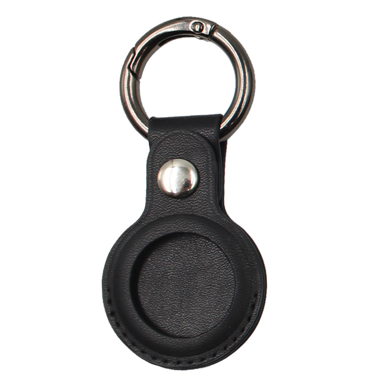 Luxury Airtag Leather Keychain