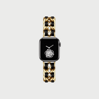 Gold (Black leather)