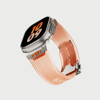 Orange + Titanium Buckle