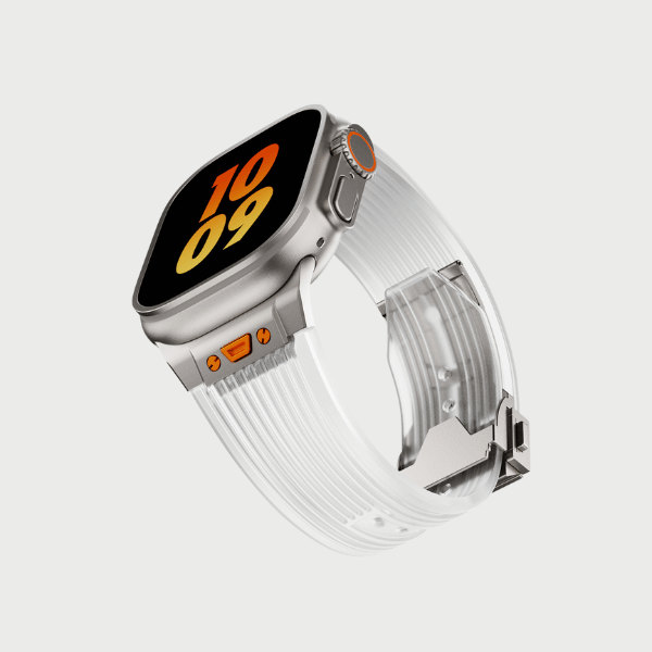 Transparent + Titanium Buckle