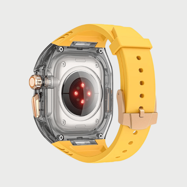 Dark Case + Yellow Strap